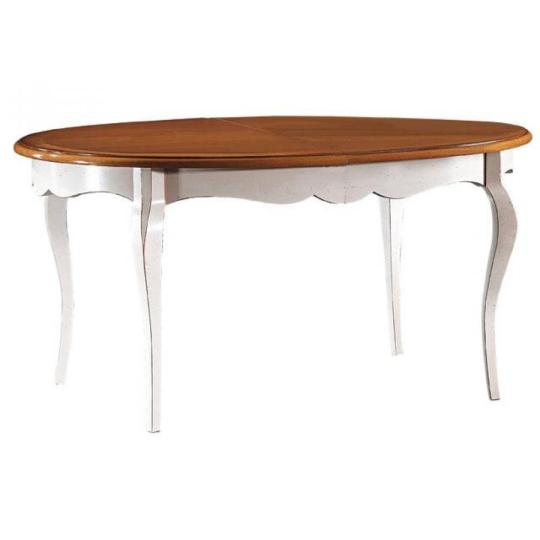 fam ovalny biely orech rozkladaci vyklapaci rozsirujuci jedalen klasicky svetly stol nabytok jedalensky stol country mediteransky rustikalny country nabytok vyroba.jpg